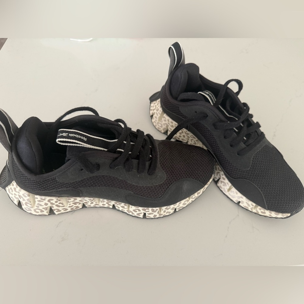 Reebok Black Athletic Shoes with Textured Sole